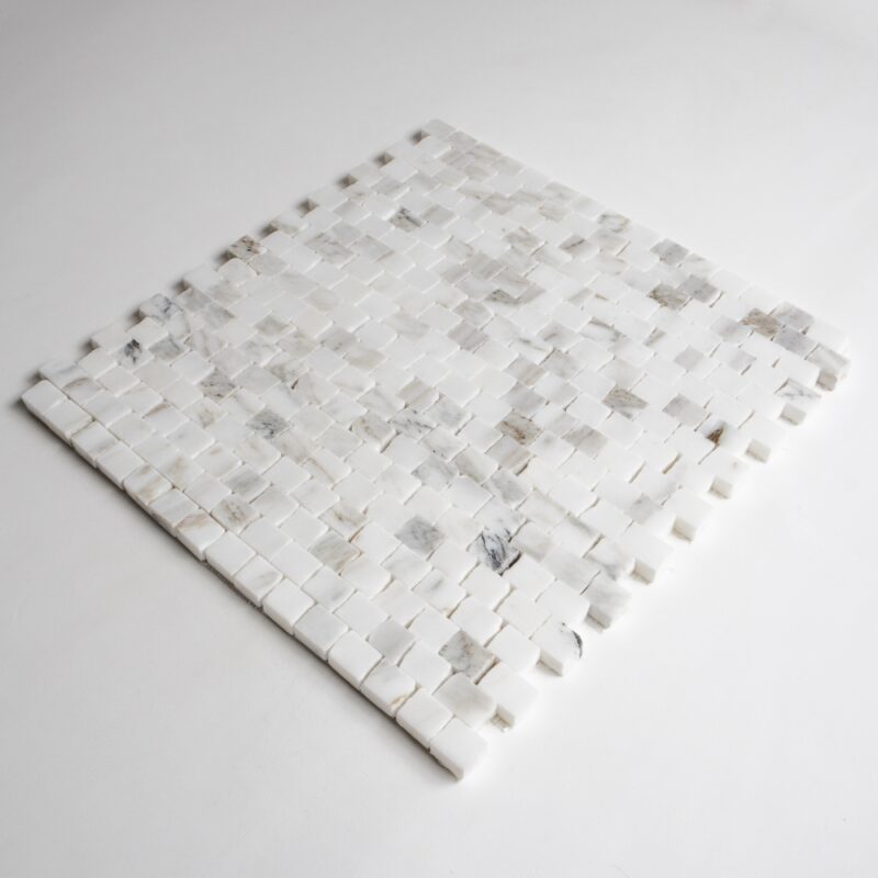 Calacatta Gold Royal Honed Broken Joint Marble Mosaics 11 3/4×12